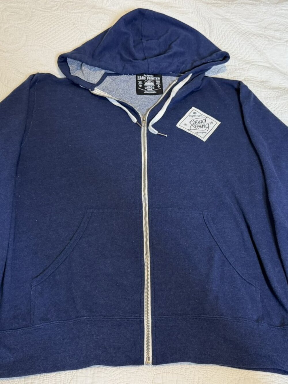 San Franpsycho Wet & Wreckless Zip Up Hoodie L
